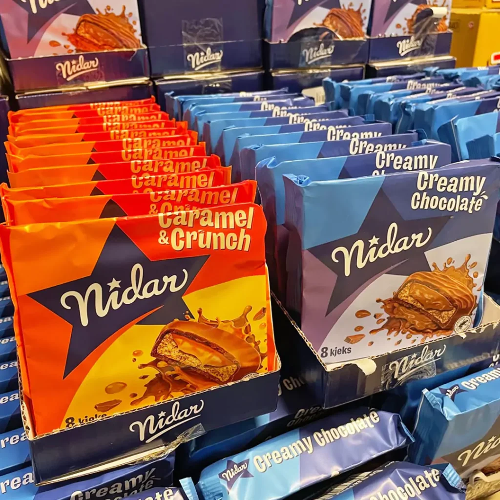 D liste produkter fra nidar