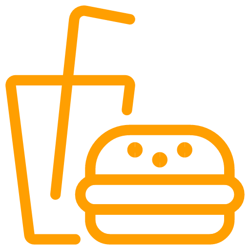 Icon på varekategorien mat og drikke