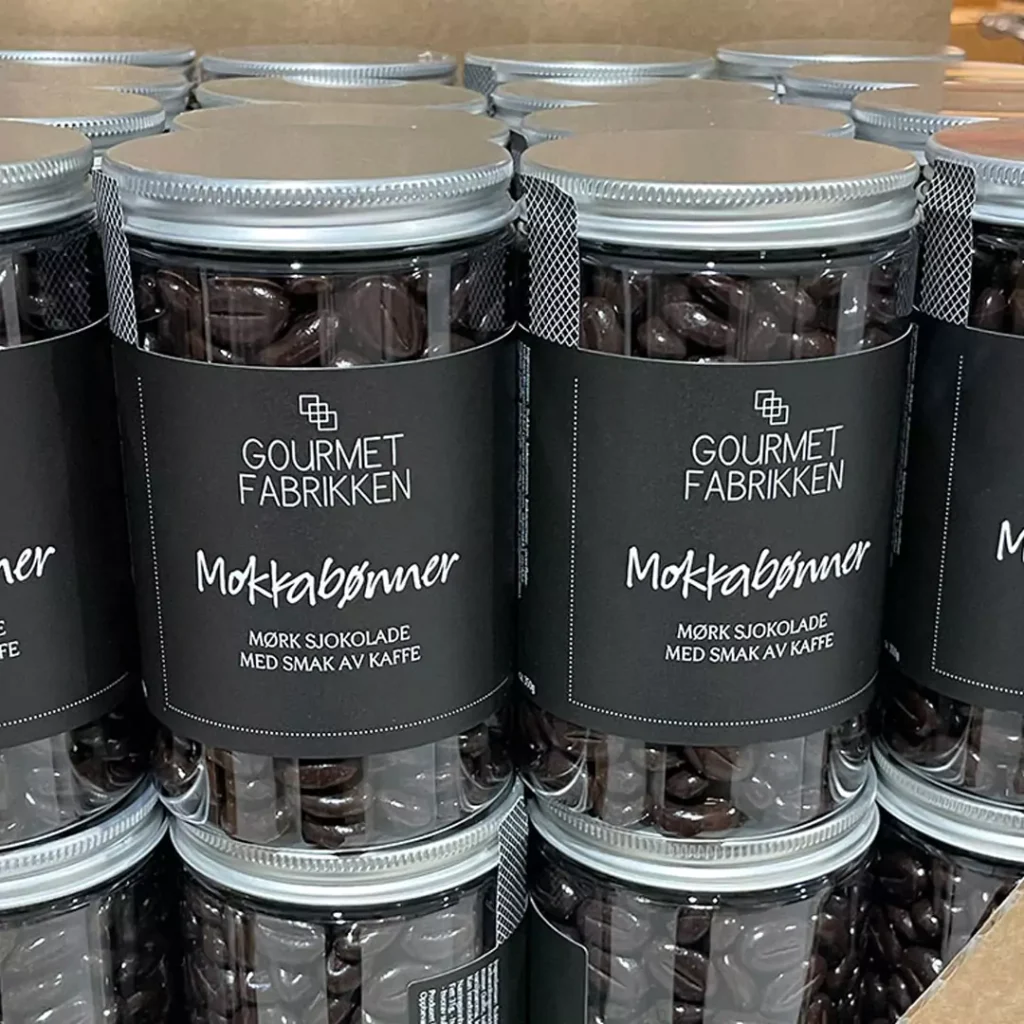Mokka bonner fra gourmet fabrikken