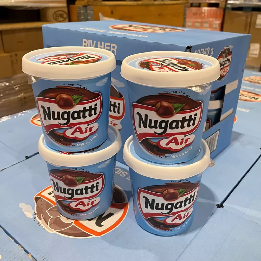 Nugatti air til halv pris