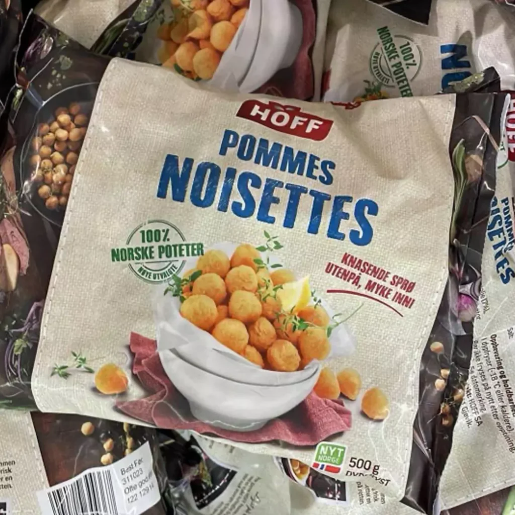 Pommes noisettes hoff 100g for lite