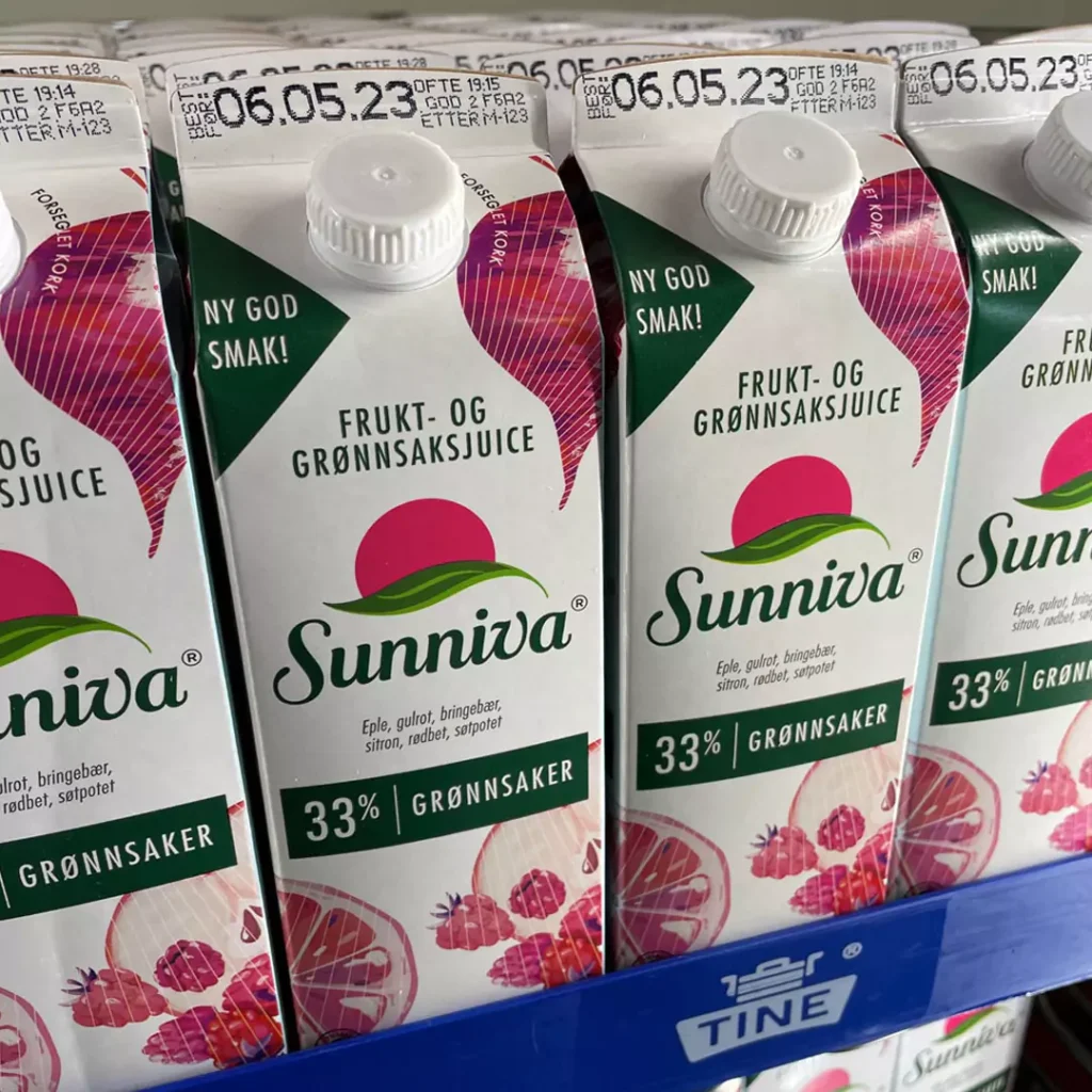Sunniva frukt og gronnsaksjuice