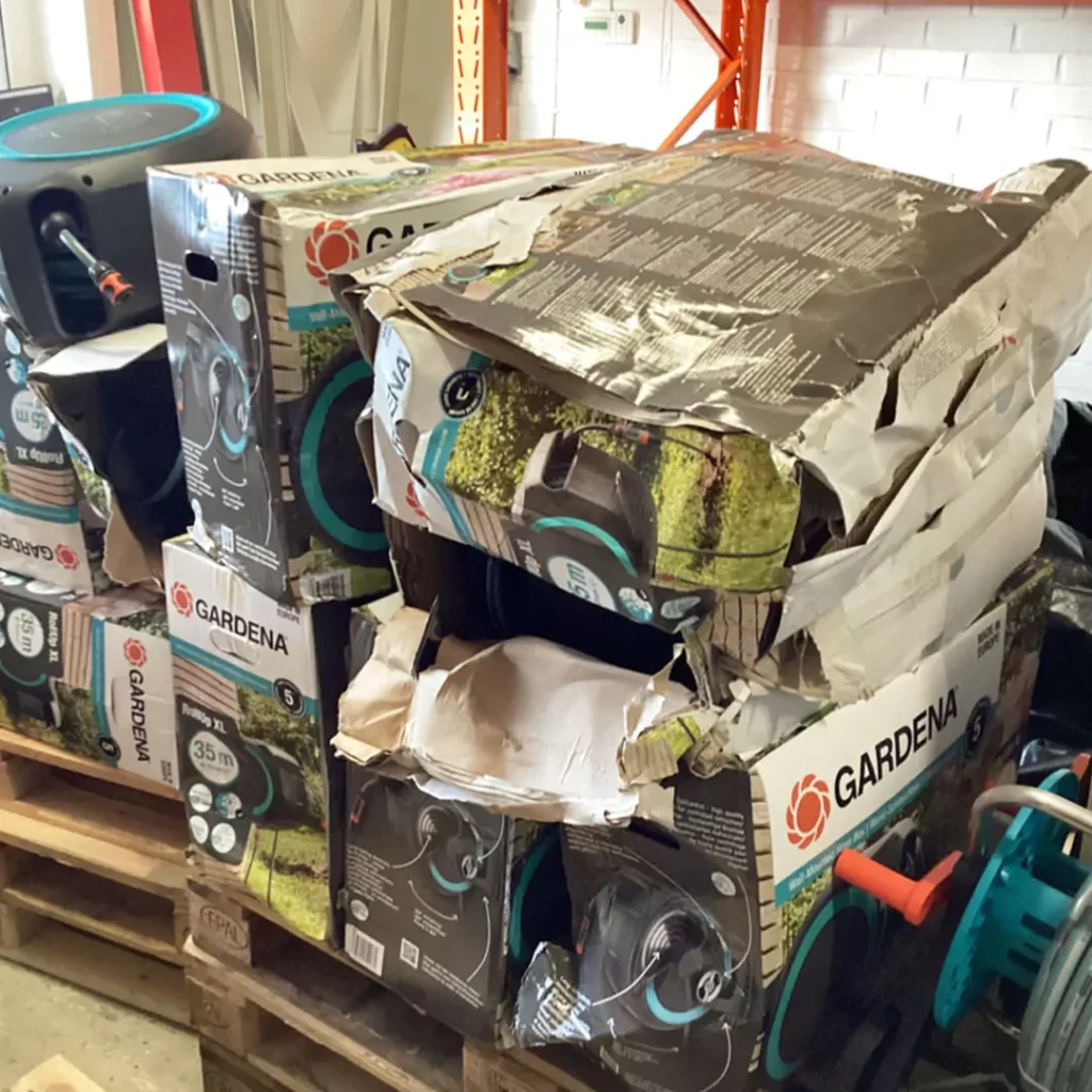 Vannskadede hageprodukter