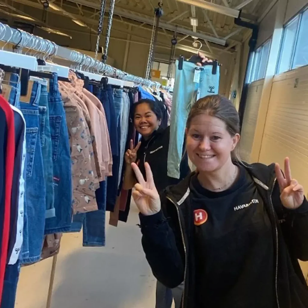 Vannskadet barneklaer havaristen